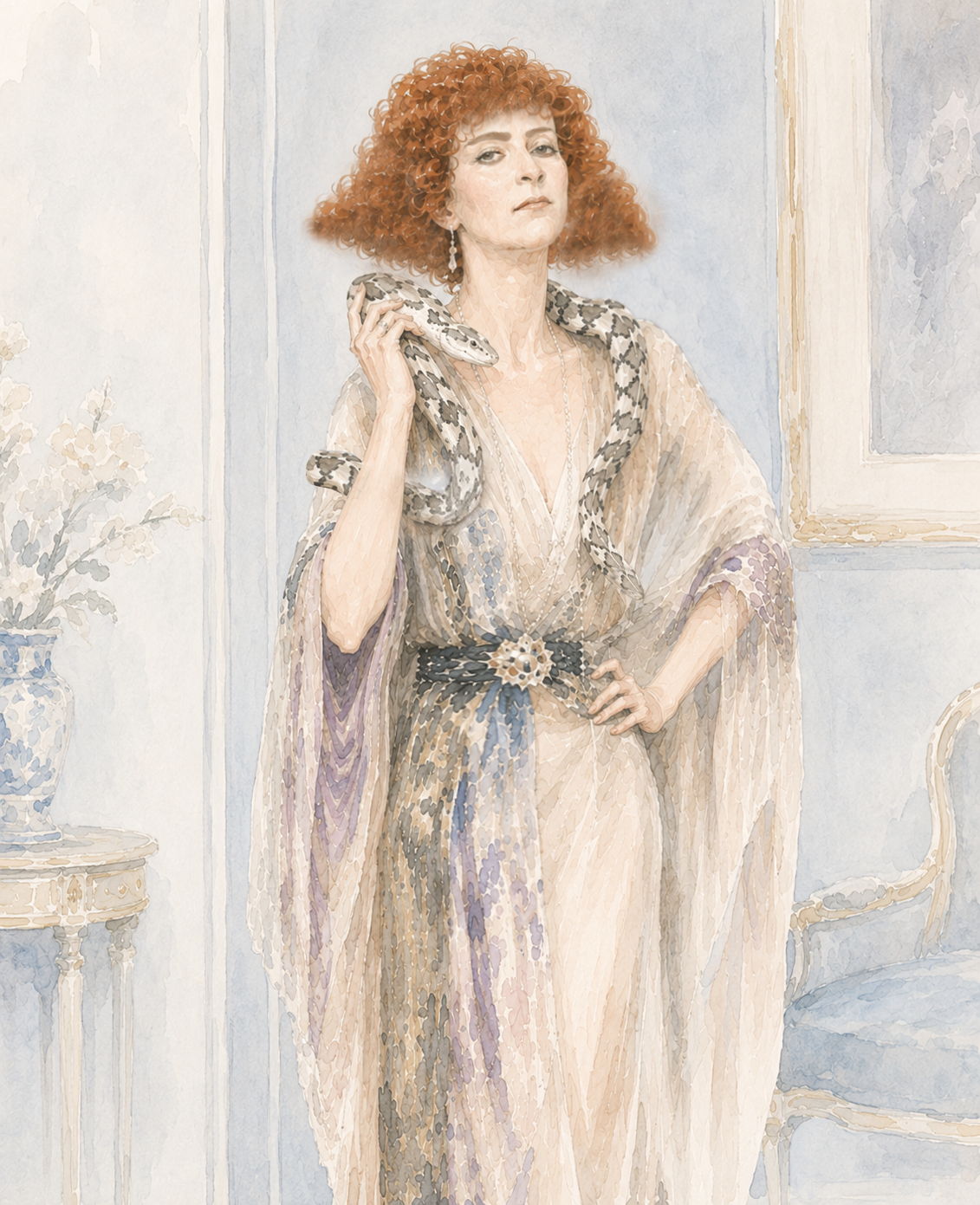 Ritratto di Luisa Casati Stampa